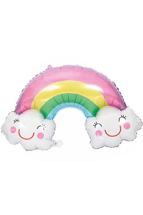 araget Gök Kuşağı Bulut Balon 70 Cm Folyo