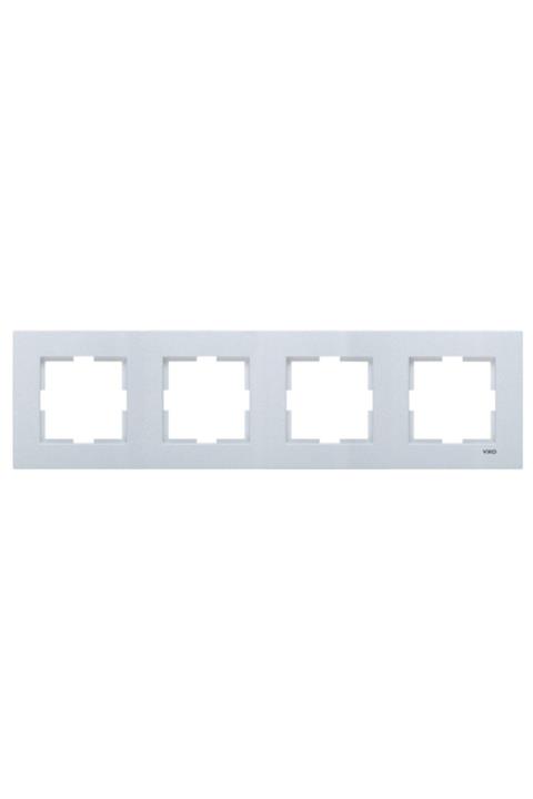 VİKO Novella Cam Beyaz Dörtlü Çerçeve 92192244