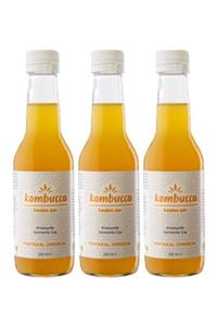 Kombuçça Probiyotikli Soğuk Çay Portakal & Zerdeçal  3 Adet 250 ml