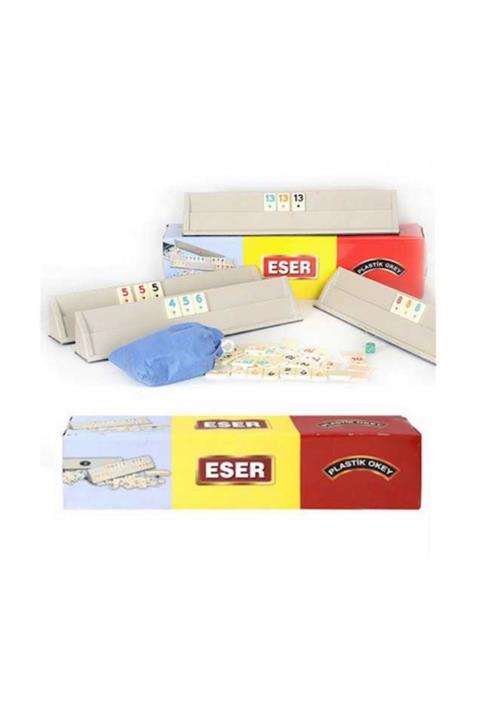ESER Kaliteli Plastik Okey Takımı 1. Sınıf Kalite Tam Boy