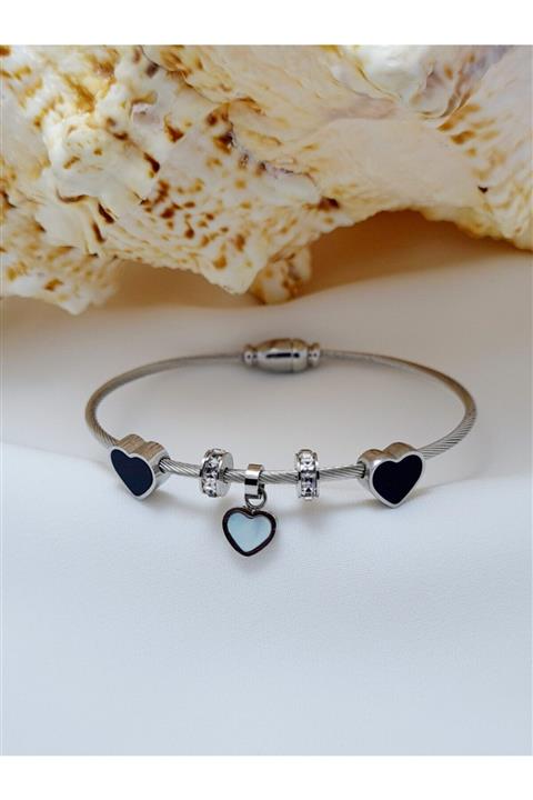 Zümrüdüanka Takı 316 L Çelik Pandora Modeli Bileklik