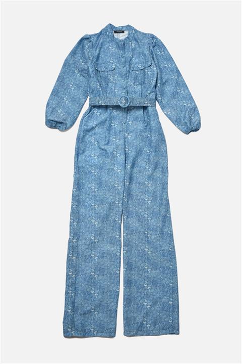 TRENDYOLMİLLA Çok Renkli Kemerli Desenli Tulum TWOAW22TU0240