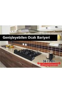 Tuncel Teknik Isıya Dayanıklı Genişleyebilen Ocak Bariyeri - Siyah 38 X 77cm