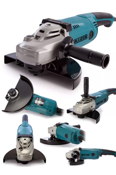 Graizer Alman 3000 Watt Tam Professıonel Büyük Taşlama Demir Kesme Makinası 180 Mm