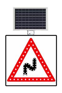 FM Trafik Sağa Devamlı Viraj 600x600 mm