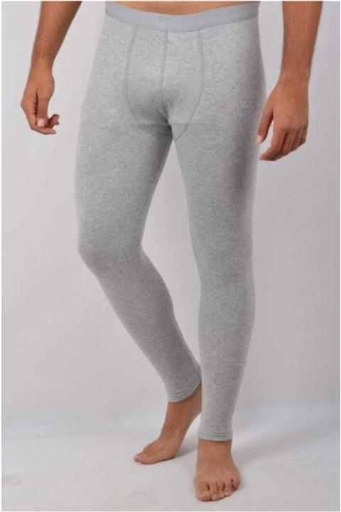 Tutku Erkek Gri Şardonlu Termal İçlik Tayt Alt