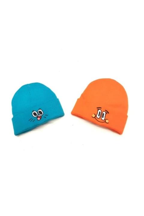 Adx Şapka Gumball Darwin Nakış Işlemeli Bere Seti