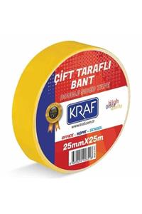 KRAF Çift Taraflı Bant 25mmx25m