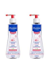 Mustela Çok Hassas Cilt Durulama Gerektirmeyen Temizleme Sıvısı 300 ml X2 Adet