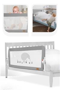 Kiwi Bed Guard Katlanabilen Yatak Güvenlik Bariyeri Extra Sünger Kaplama Dolgulu Kumaş 150x50 Cm