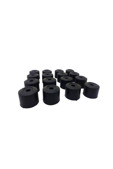 GARDENAUTO Volkswagen Uyumlu Bijon Kapağı 17mm 20 Adet Şifresiz Bijon Kapağı Oem:1k0601173