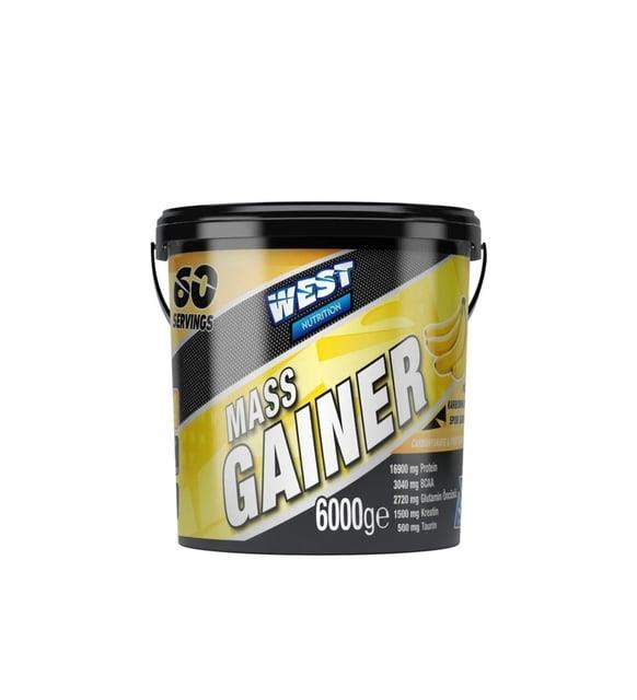 West Nutrition Mass Gainer Muz Aromalı Karbonhidrat Tozu 6000 gr