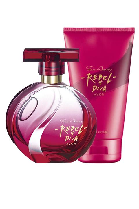 AVON Far Away Rebel Diva Kadın Parfüm Ve Vücut Losyonu Paketi