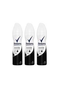 Rexona Kadın Deodorant Sprey Invisible Black + White 150 Ml X3