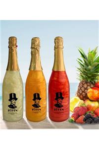 Lüpen Simli Lux Ananas Tuttu Frutti Çilek 750 Ml Gazlı İçecek 3 Adet