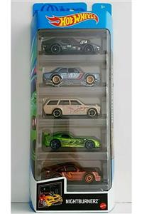 HOT WHEELS Beşli Araba Seti Nightburnerz 1806 Gtn47