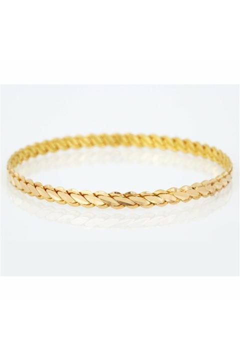 şahap kuyumculuk 24 gr (GRAM) 22 Ayar Işçiliksiz Üçlü Bursa Burması Bilezik