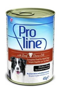 Pro Line Proline Köpek Konserve Biftekli 415gr 10 Adet