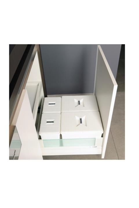 Hafele Mix Çöp Kutusu Beyaz 6,5 Litre