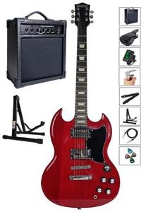 Midex Sgx170rd-amp Üst Segment Sg Special Amfili Elektro Gitar Set Masif Ağaç (hh)