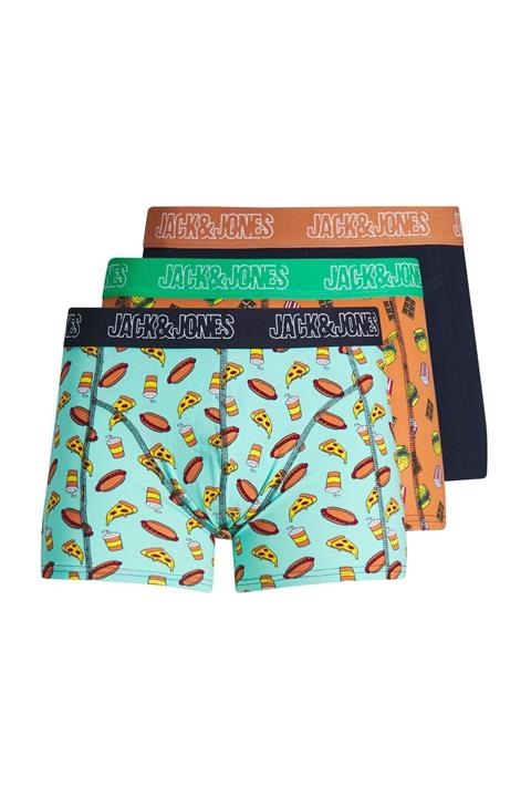 Jack & Jones Erkek Jacsnack Trunks 3'lü Boxer 12198208