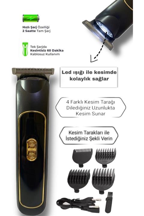 MPRD Profesyonel Ledli Sakal Vücut Traş Makinesi Lm-785 Lazer Epilasyon Öncesi Tıraş