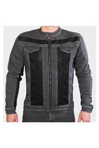 Riderdenim Unisex Duman Korumalı File Mont