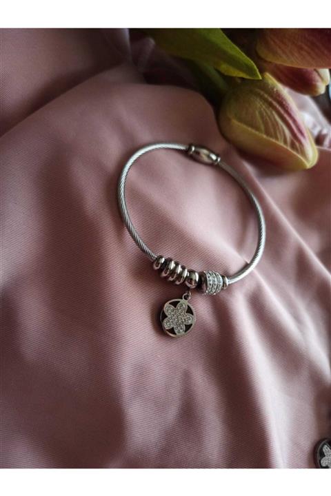 Pilea Accessories Yonca Pandora Çelik Bileklik
