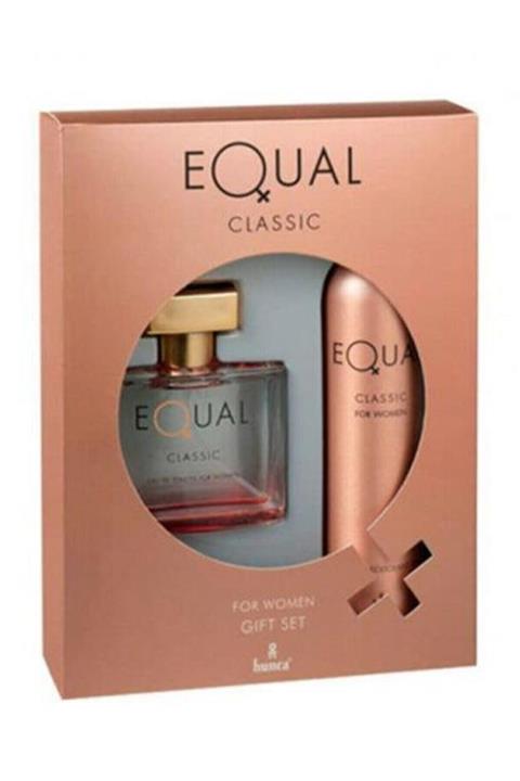 Equal Edt 75 ml + 150 ml Vücut Losyonu Kadın Parfüm Seti 8690973366191