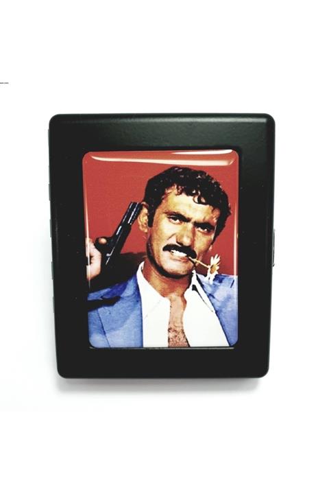DEGRADE Yılmaz Güney Figürlü Metal Sigara Tabakası Kutusu
