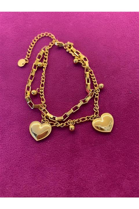 BOUTIQUE MARYJANE Çelik Kalpli Bileklik