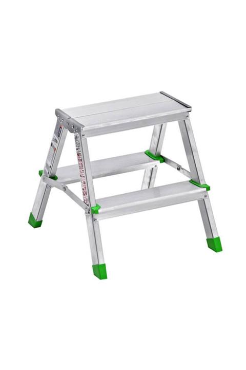 ASVERA Çift Çıkışlı Profil Merdiven 2+2 Basamaklı Ev Ve Işe Uygun