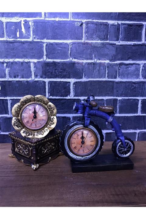 Berrinstore Saatli Gramafon Biblo Dekoratif Hediyelik