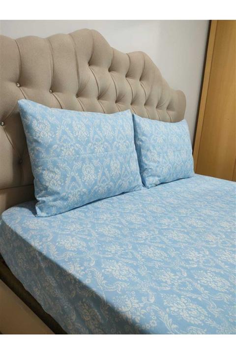 Süper's Battal Boy Ranforce Lastikli Çarşaf Takımı Mavi