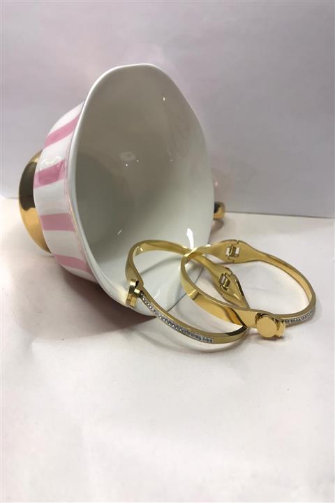 Napili Store Yarım Taşlı Kordon Cariter Model Bileklik