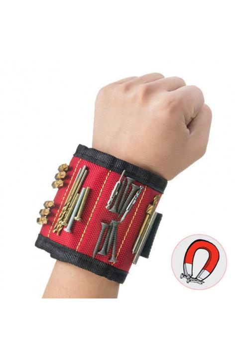 Müstesna Takım Çantası Alet Organiser Organizer Matkap Uç Uçları Bits Taşıma Manyetik Mıknatıslı Bileklik