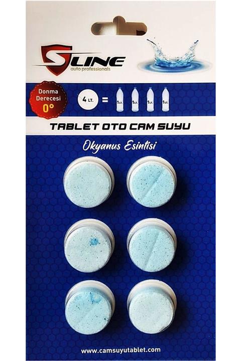 SLine Chevrolet Pratik Cam Suyu Tableti 6'lı Konsantre