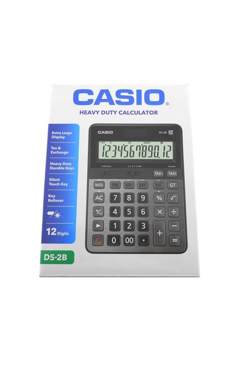 Casio 12 Hane Hesap Makinesi Ds-2b