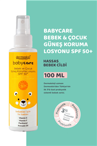 Dermoskin BabyCare Bebek ve Çocuk Güneş Koruma Losyonu Spf50+ 100 ml