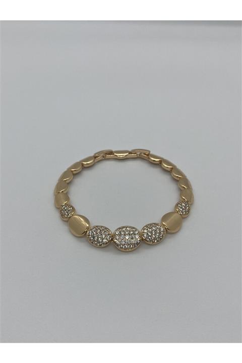 ÖZTUĞ AKSESUAR Xuping Marka Zirkon Taşlı Rose Gold Vip Çelik Bileklik