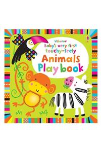 Usborne Baby's Very First Touchy Feely Animals Play Book