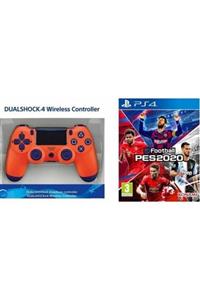 HavuzElektronik Ps4 Uyumlu Dualshock 4 V2 Yeni Nesil Oyun Kolu + Ps4 Pes 20 Türkçe Menü