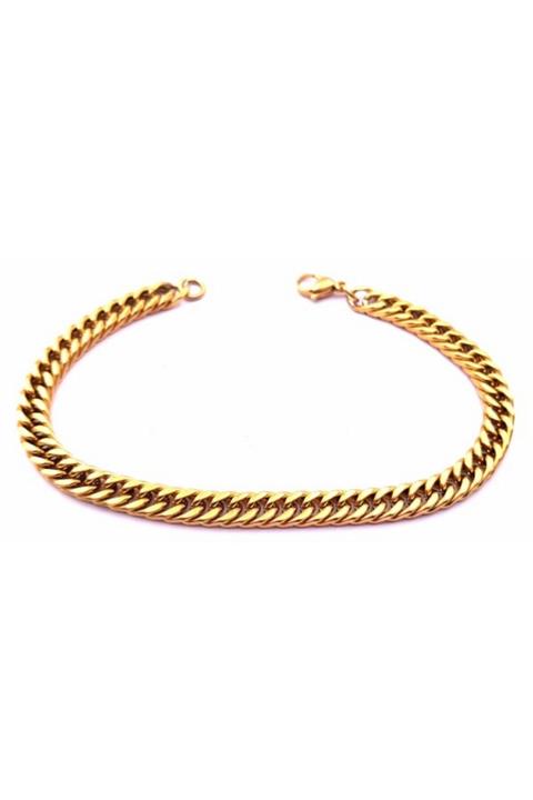 Welch Unisex 21,5 cm Zincir Çelik Bileklik