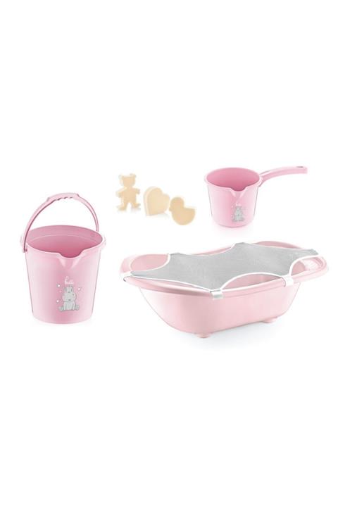 Babyjem Bebek Banyo Küvet Seti 5 Parça 439 Pembe