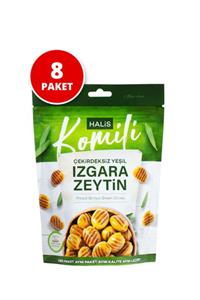 Komili Çekirdeksiz Izgara Yeşil Zeytin 8x170g