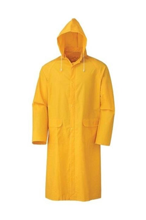 Three Star Imperteks Sarı Pardesü Diz Altı Yağmurluk