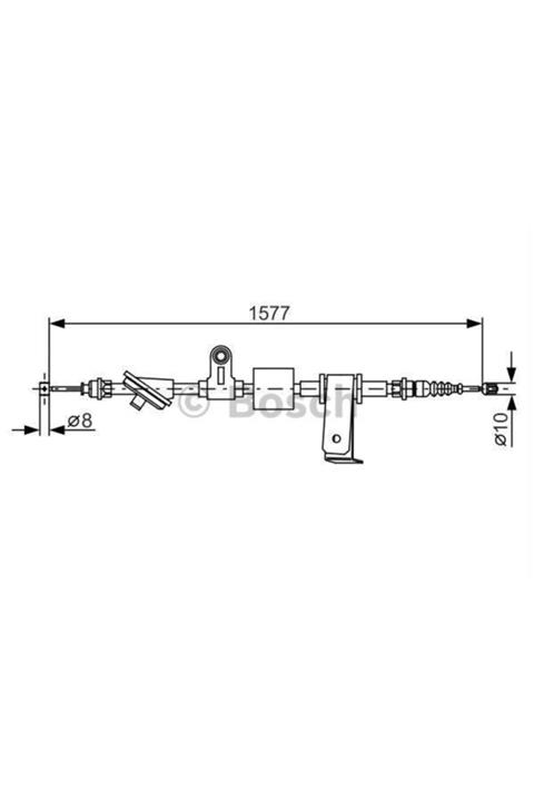 Bosch El Fren Telı Sag Doblo Cargo 1.3jtd 1.4ıe 1.9jtd 05
