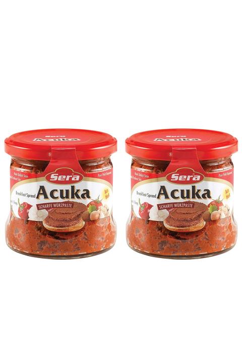 SERA Gurme Kahvaltılık Acuka Sosu Acı 2 X 340 gram Cam Kavanoz
