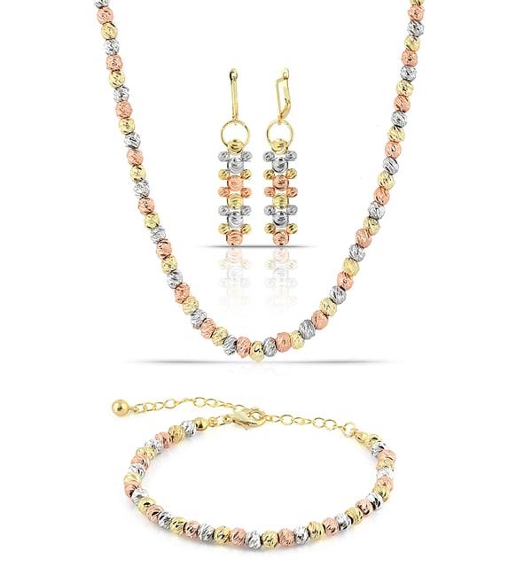 Forentina Dorika Kolye Küpe Bileklik Set Ps1363