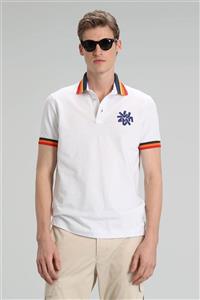 Lufian Poyraz Spor Polo T- Shirt Beyaz